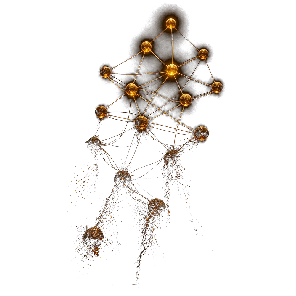 Animated build-up of a 5-dimension AI Exposure Map